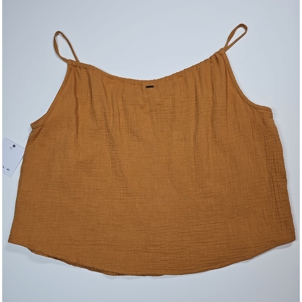 O'Neill Womens Brown Lightweight Adjustable Tank‎ Top Size Large NWT - Picture 4 of 9
